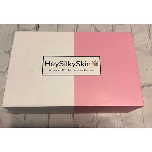 Hey Silky Skin Women's Advanced IPL Hair Removal Handset Rose Gold Pink New - Picture 9 of 15